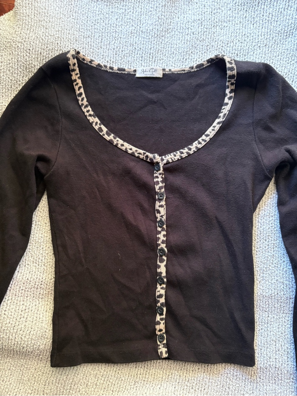 Y2K John Galt Brandy Melville cardigan